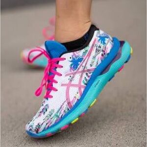 ASICS Women's Gel-Nimbus 24 White/Pink Glo